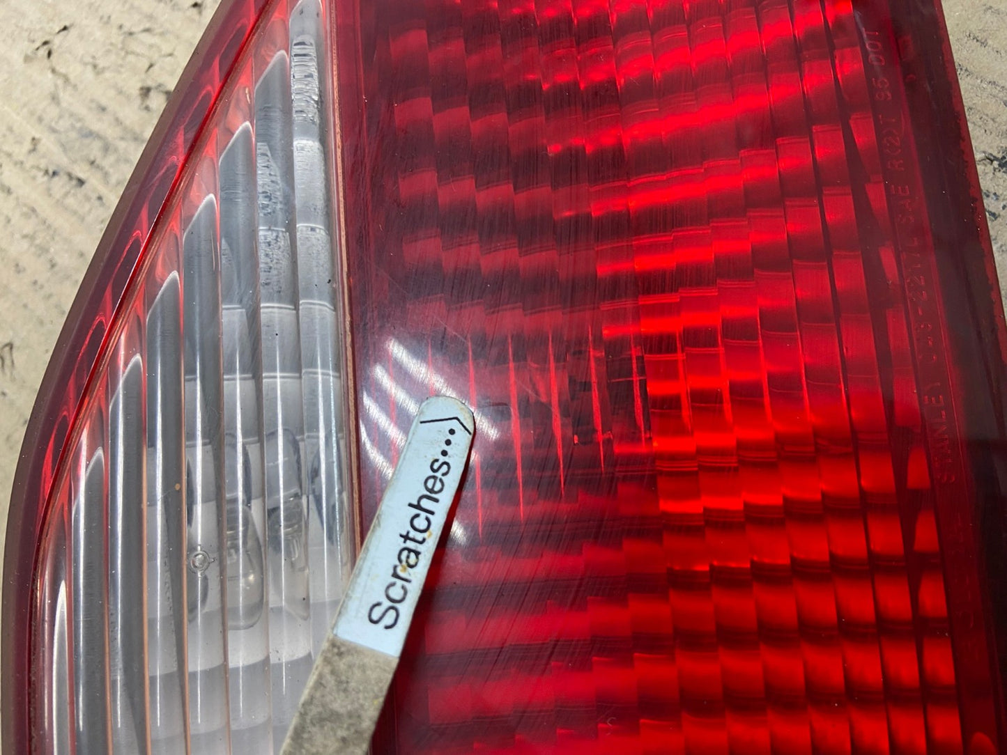 1998 to 2000 Honda Accord Left Driver LH Side Inner Tail Light OEM AC3974 LK3