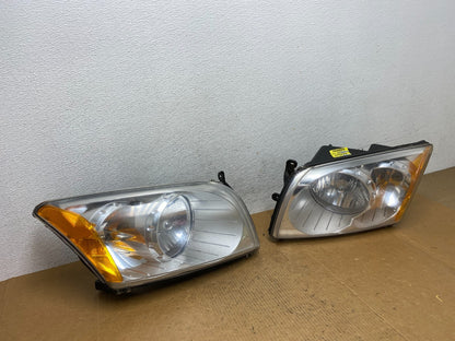 2007-2012 Dodge Caliber Left+Right Headlights Halogen TYC AE0582 DW2