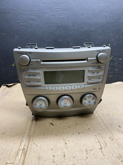 2007 to 2009 Toyota Camry Radio CD Player Climate Control Bezel X5949 DG0