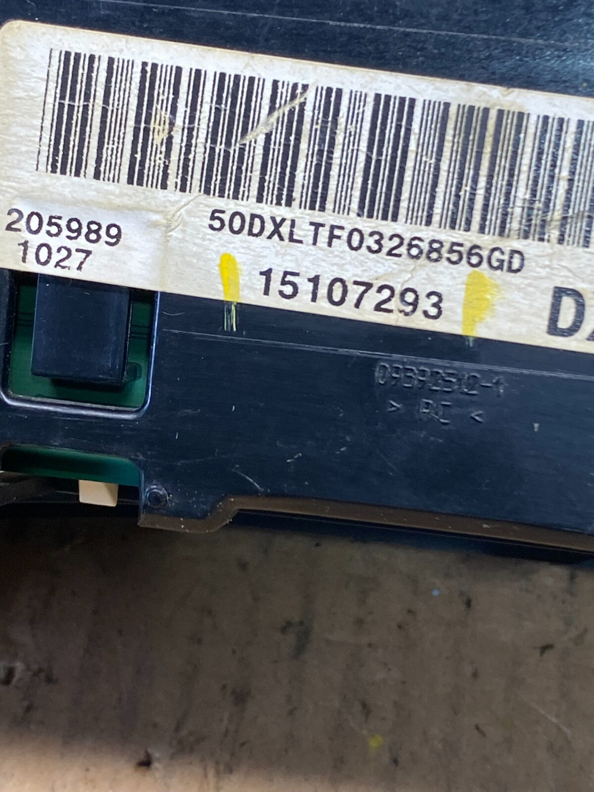 2004 to 2007 Chevrolet Express Speedometer Cluster Gauge N5186 PS6