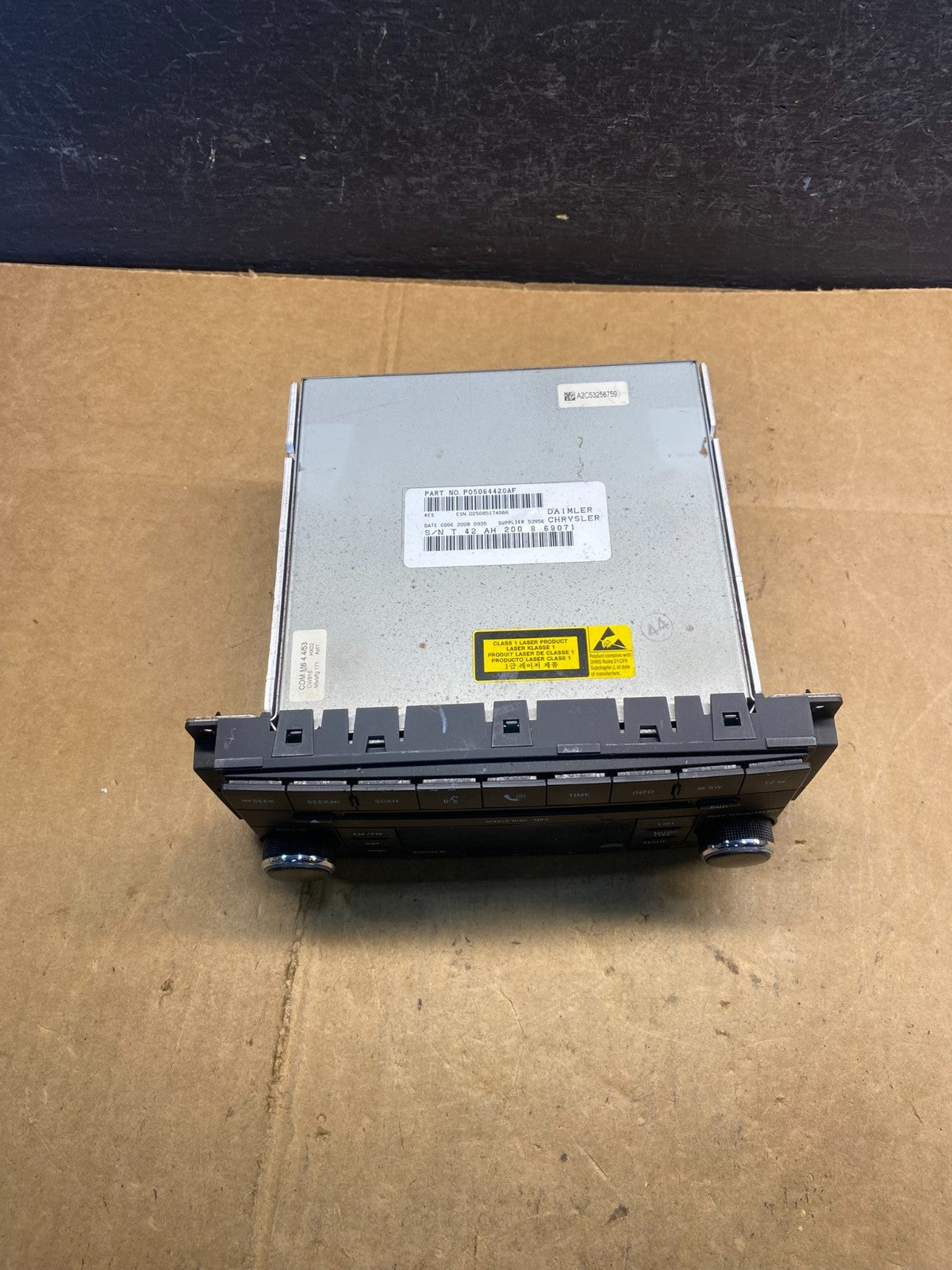 2007-2012 Chrysler Dodge Jeep Ram Radio CD MP3 AUX Receiver ad4979 DG3