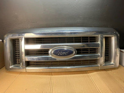 2008 to 2014 Ford Econoline E150 E250 Front Upper Chrome Grill Grille ac5330 DG0