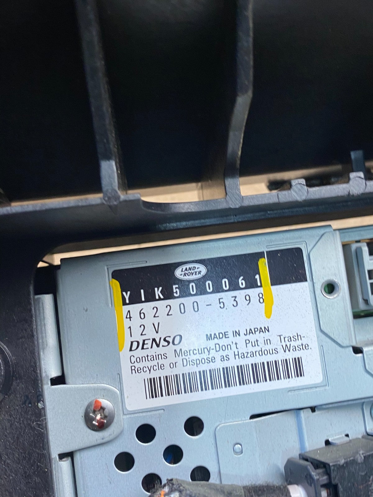 2005-2009 Land Rover Range Rover Screen Navigation Radio Display s3184 DG6