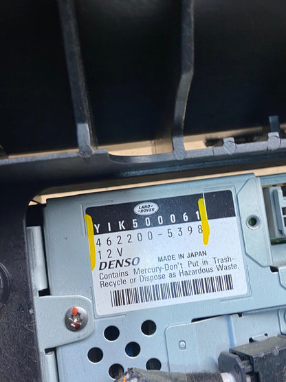 2005-2009 Land Rover Range Rover Screen Navigation Radio Display s3184 DG6