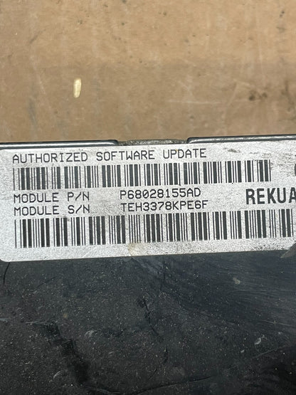 2009 to 2010 Jeep Grand Cherokee Computer Engine Control p68028155ad AC5490 DG2