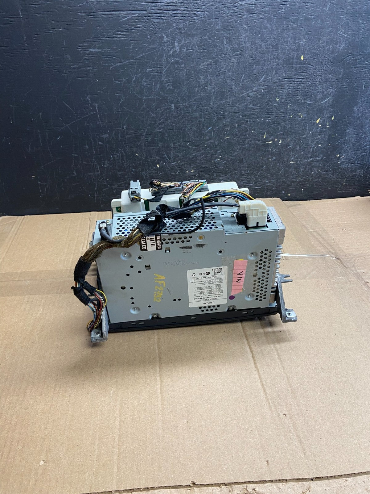 2003-2008 Jaguar S-Type Dash Climate A/C Temperature Radio AM/FM Panel AF2732 DG4