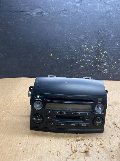 2004 to 2010 Toyota Sienna AM FM CD WMA Mp3 Radio Receiver Z7518 DG0