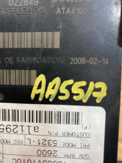 Allison Transmission Control Module 29545322 AA5517 DG3