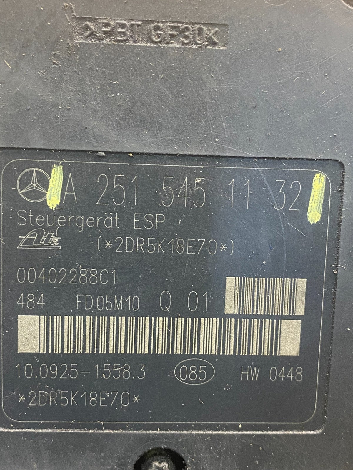 2006 - 2009 Mercedes ML550 GL450 R350 ABS Anti Lock Brake Pump Module ac9005 DG6
