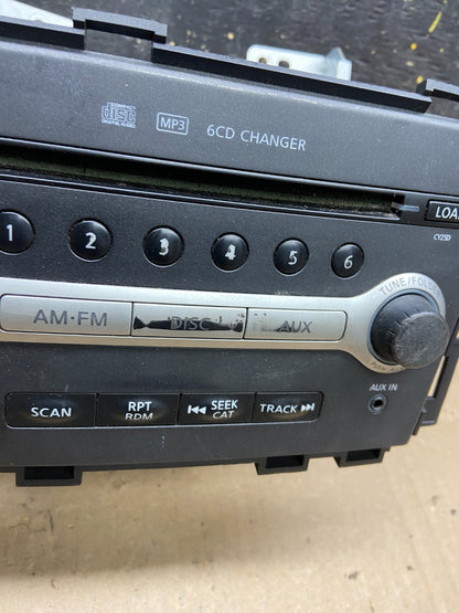 2009-2010 Nissan Murano AM FM Radio 6 CD Control Panel u4664 DG1