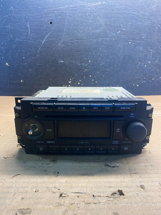 2005 2008 Jeep Dodge Chrysler Screen Display CD Player Satellite Radio aa3174 DG0