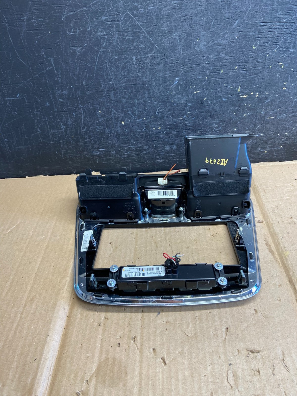 2011 - 2014 Chrysler 200 Dash Radio Bezel Trim Clock Hazard Bezel ai2679 DG3