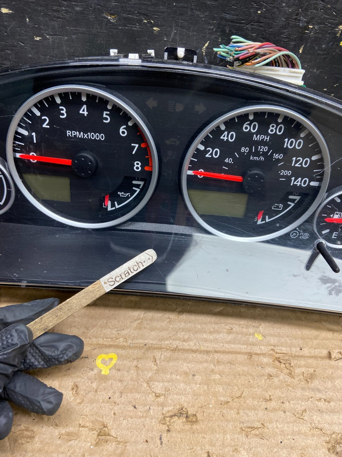 2012 Nissan Pathfinder Xterra Cluster Speedometer Instrument OEM W3359 DG1