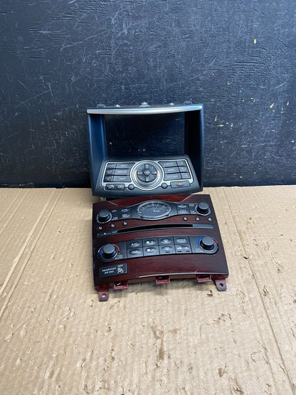 2008 to 2012 EX35 Radio Player Climate Control Panel Bezel AF6440 DG0