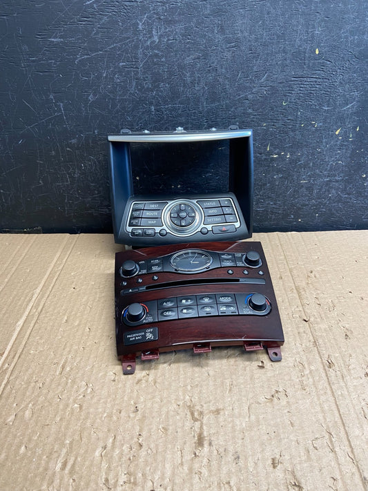 2008 to 2012 EX35 Radio Player Climate Control Panel Bezel AF6440 DG0