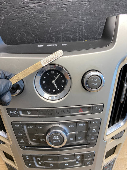 2008-2012 Cadillac CTS A/C Heater Radio Climate Control Panel Bezel OEM ac479 DG3