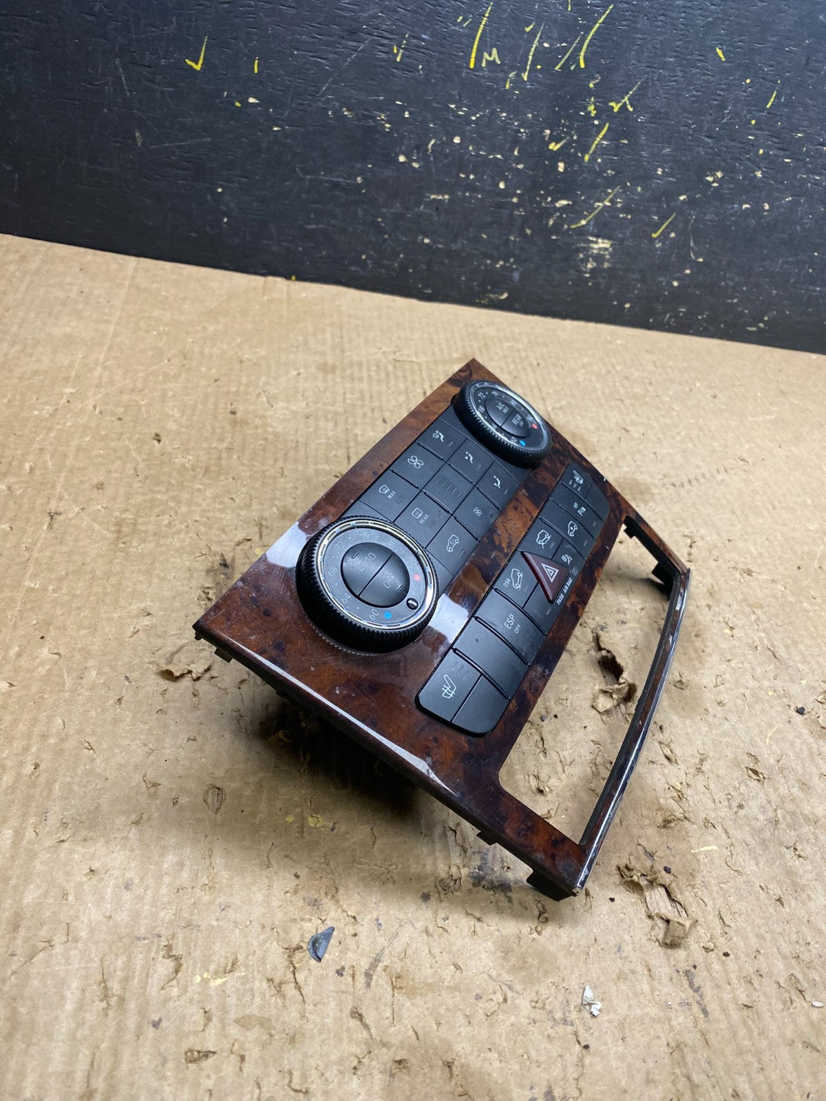 2007-2012 Mercedes X164 GL350 GL450 Climate Control Bezel Wood Switch z7441 DG1