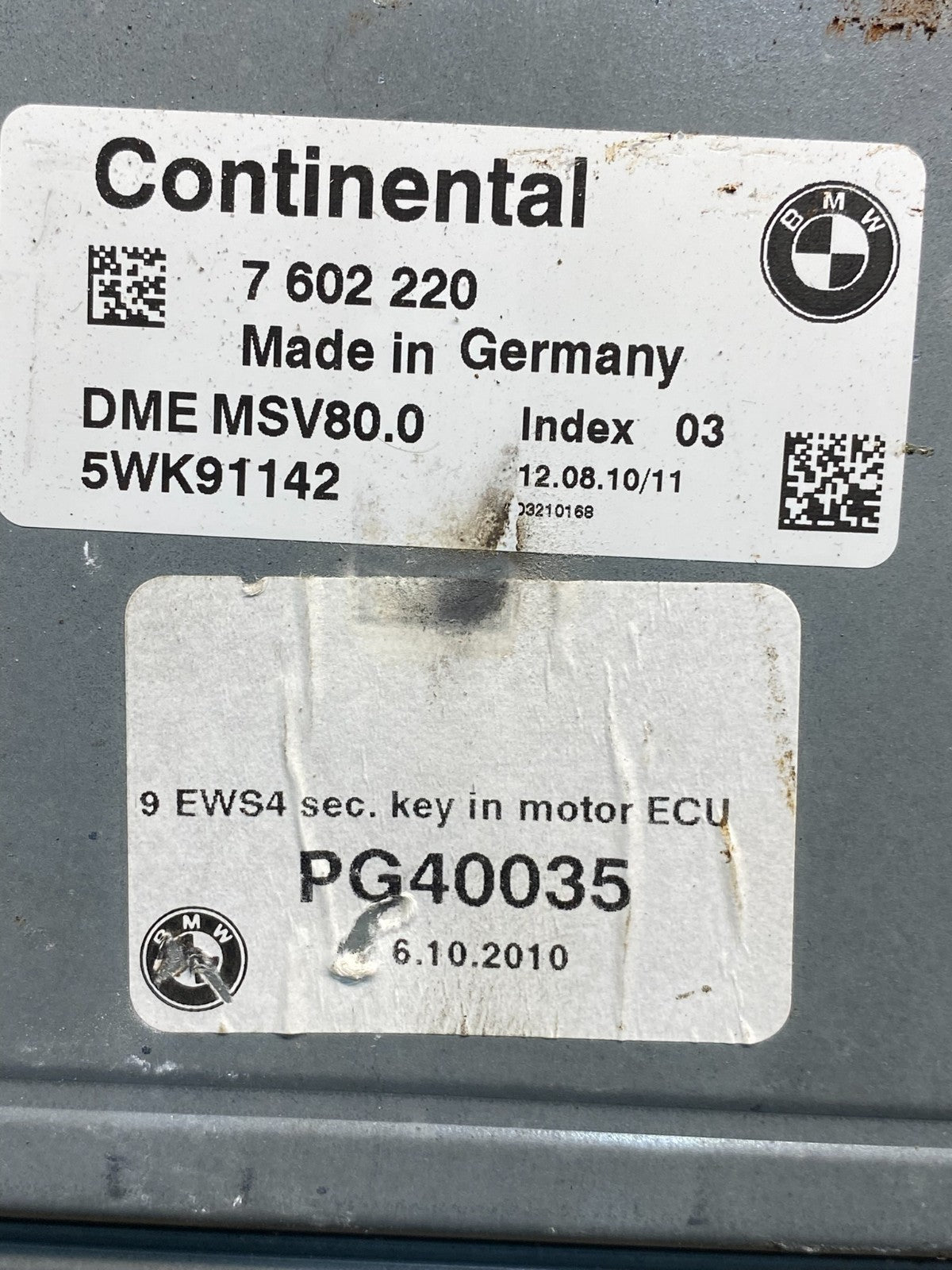 2007 to 2011 Bmw 328i X3 Ecm Ecu Engine Computer Module ag6209 DG2
