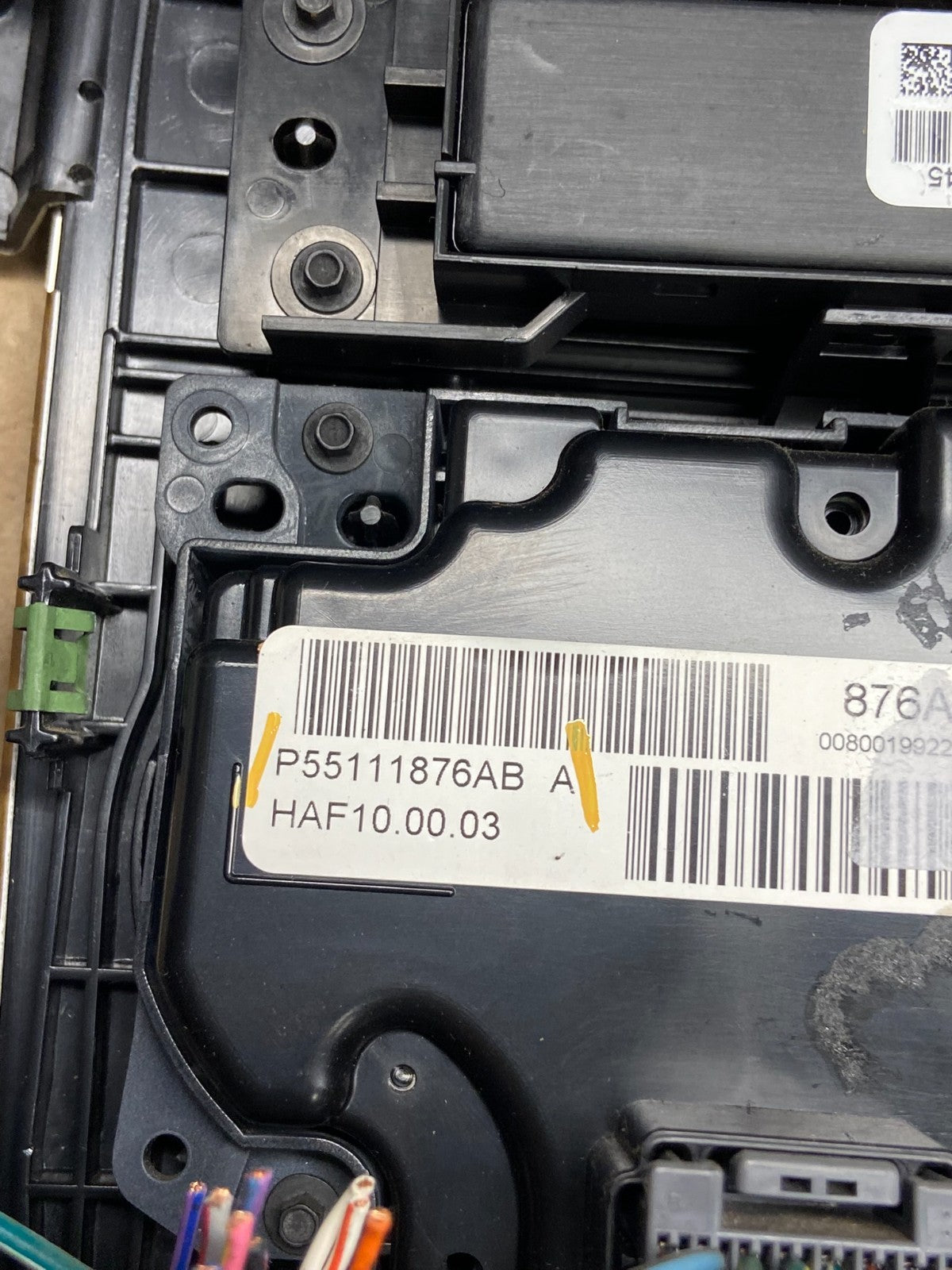 2008 to 2010 Jeep Grand Cherokee Center Navi Radio Air Vent Bezel AD7225 DG5