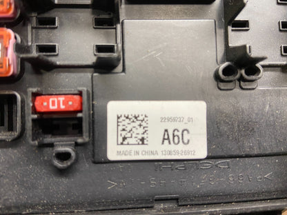 2013 to 2017 Cadillac ATS Cabin Fuse Relay Box Fusebox 22959737 L4294 PS2