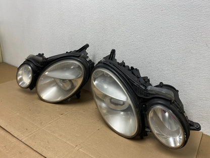 2003-2006 Mercedes E E320 E350 Left+Right Side Halogen Headlights AE5017 DW1
