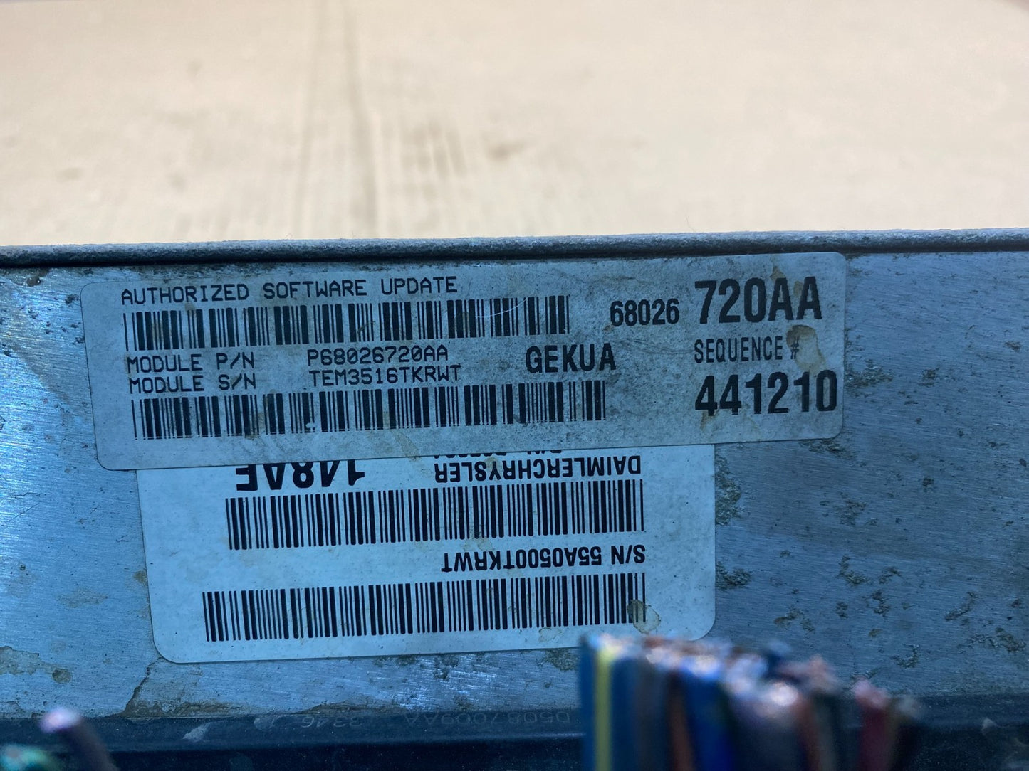 2007 Jeep Grand Cherokee  Commander 3.7L Engine Computer ECU PCM OEM ac0974 DG2