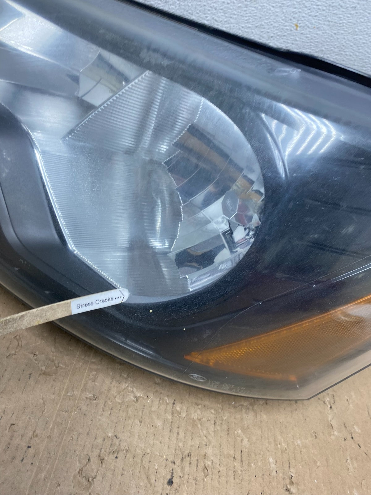 2015-2019 Ford Transit VAN Left Driver LH Halogen Black Headlight AD8122 DW4