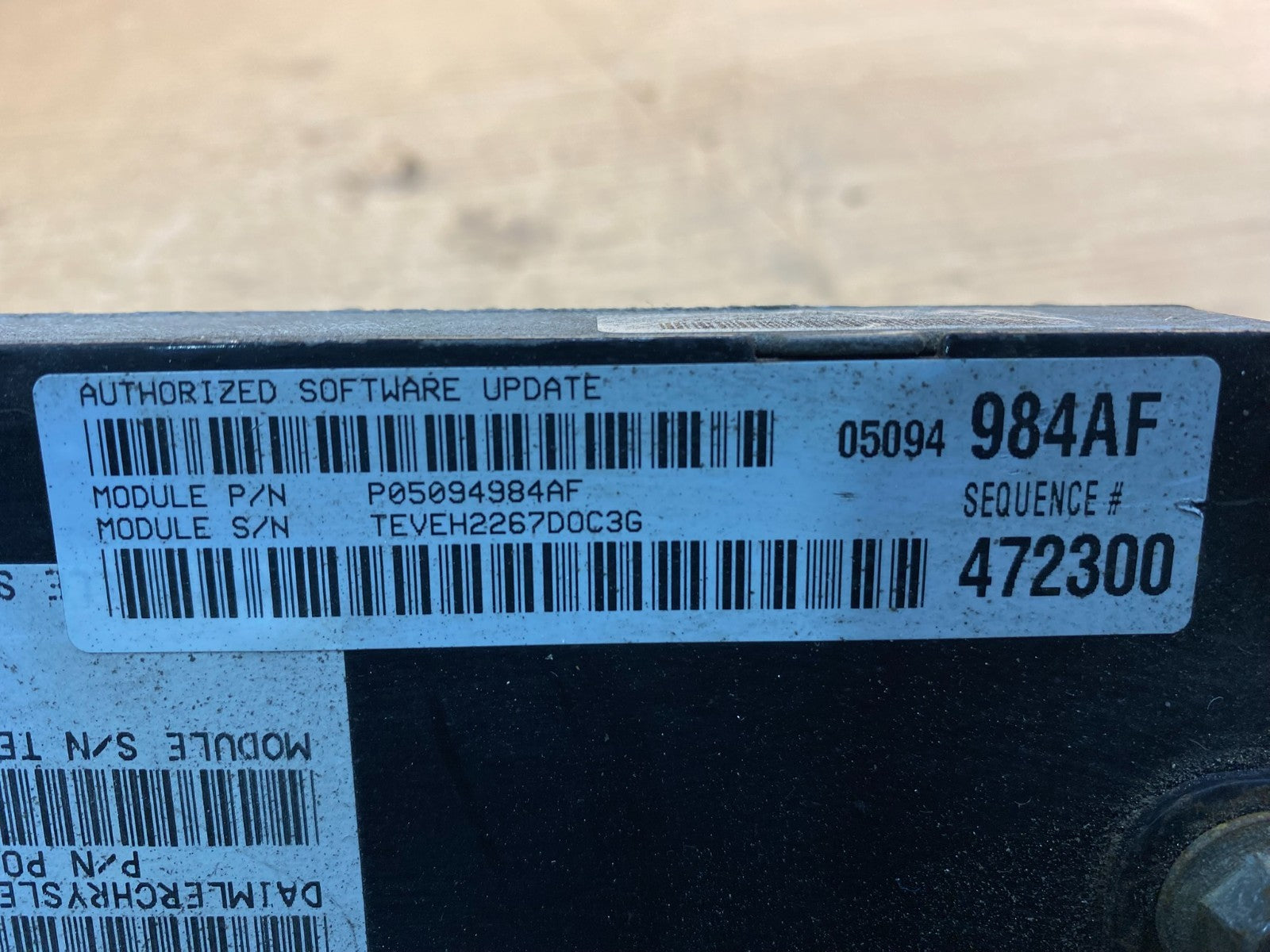 2008 2010 Dodge Charger Chrysler 300 5.7L Engine Control ECU ECM AA5846 DG4