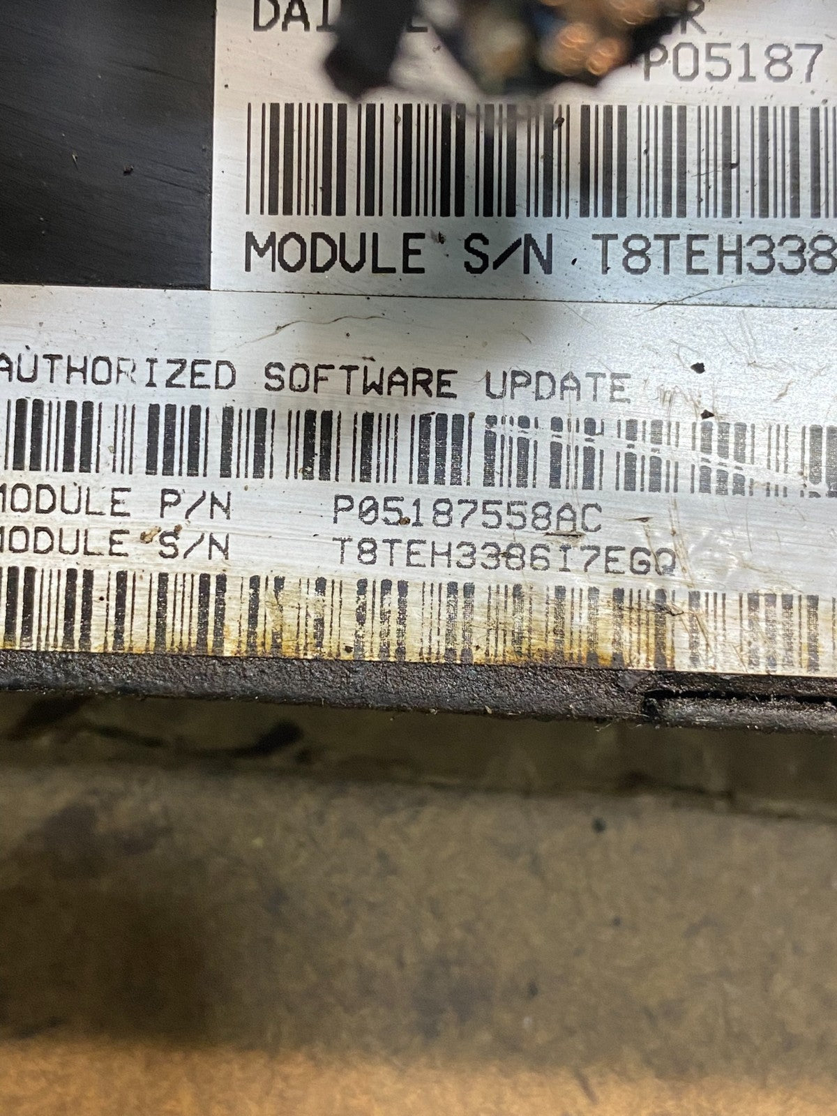 2007 Chrysler Town Country Caravan 3.8L Engine Control ECU P05187558AC ad4852 DG2