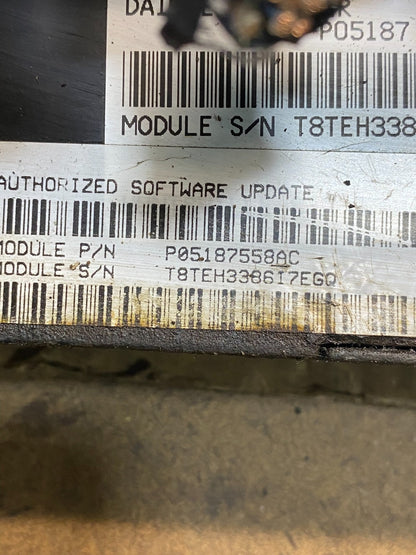 2007 Chrysler Town Country Caravan 3.8L Engine Control ECU P05187558AC ad4852 DG2