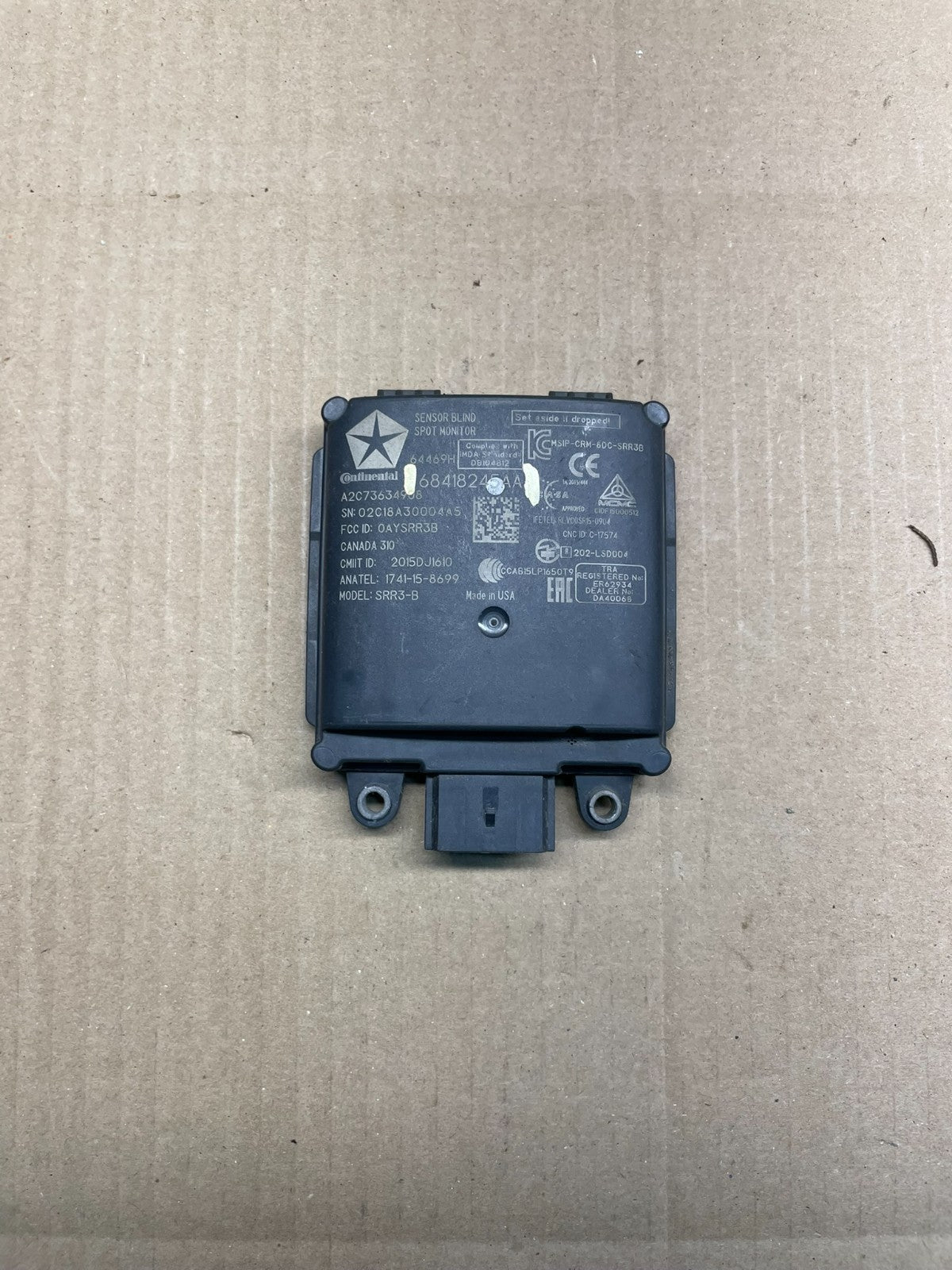 2016 - 2020 Jeep Grand Cherokee Blind Spot Radar Warning Sensor ai5201 DG0