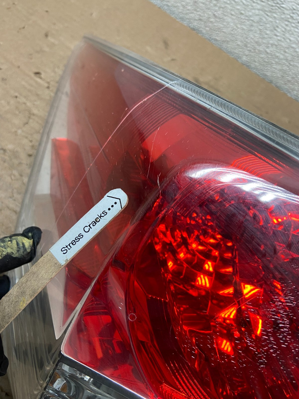 2008 to 2012 Honda Accord Sedan Tail light Left Driver LH Side AB1728 DW4