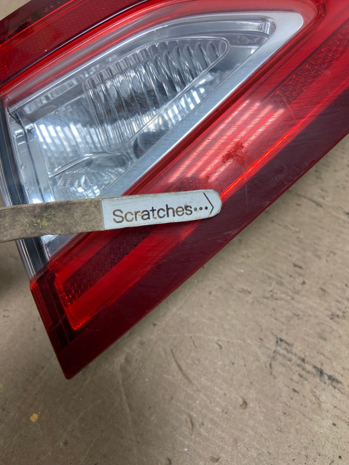 2013 to 2016 Ford Fusion Right Passenger RH Side Tail Light Inner AF4609 LK3