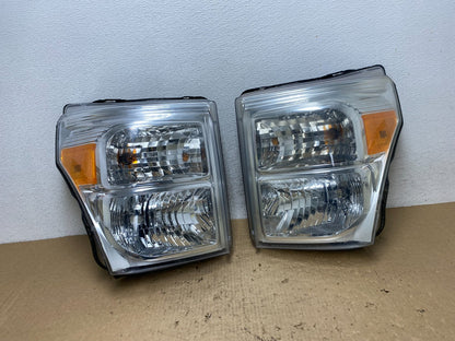 2011 to 2016 Ford F250 Super Duty Left+Right Side Headlights AF8194 DW0