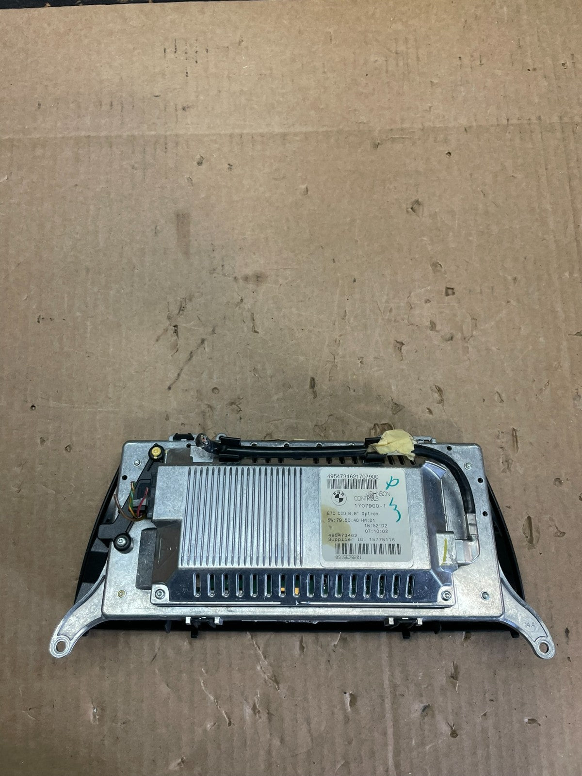 2007 - 2010 BMW X5 X6 Navigation Radio Information 8.8" Display Screen AB3103 DG4