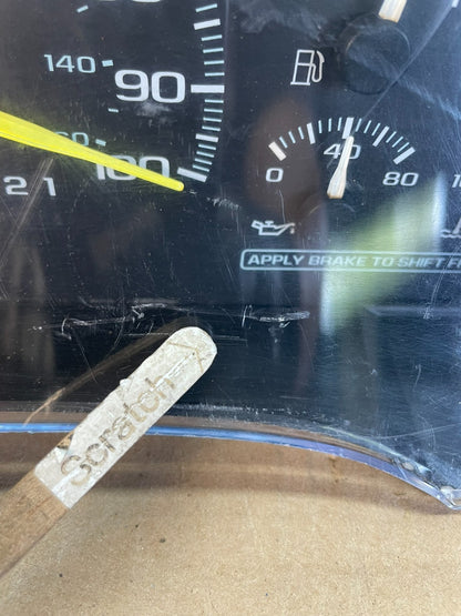 1995 to 1999 Chevrolet Silverado Suburban Cluster Gauge Speedometer AG1036 DG4
