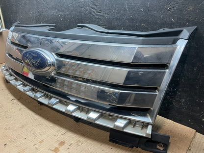2007 2008 2009 2010 Ford Edge Front Upper Chrome Grill Grille Oem Y6526 DG2