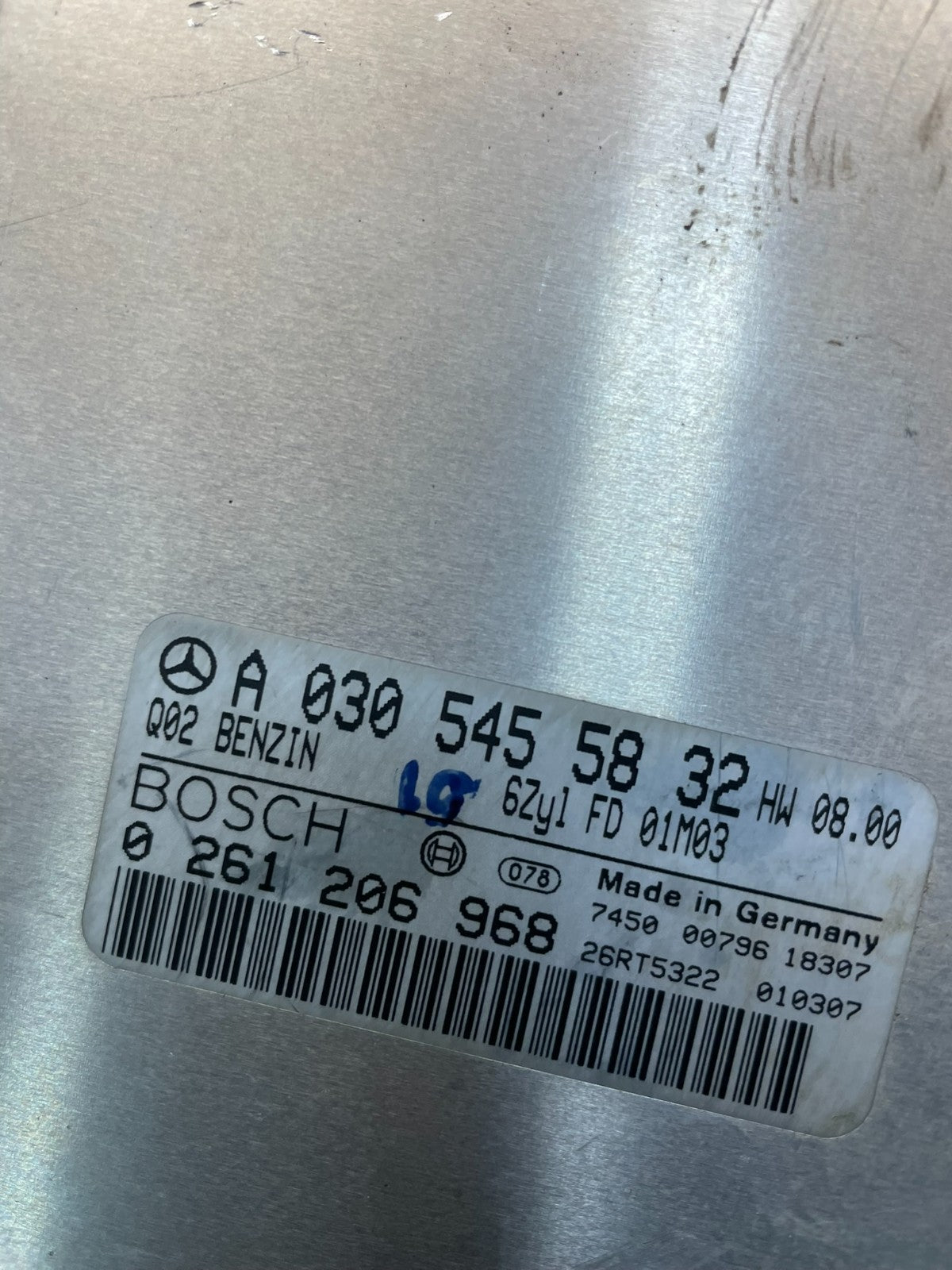 1998 - 2002 Mercedes E320 ABS ESP Control Module A0305455832 t2918 DG3