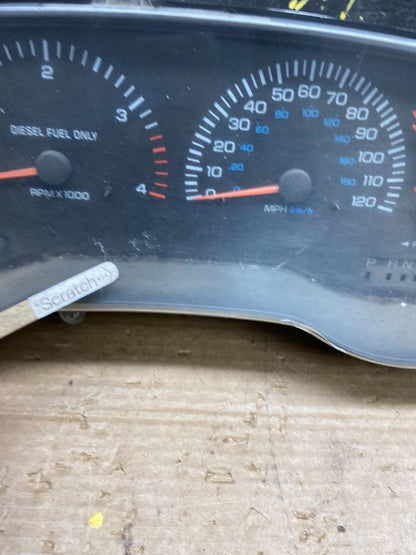 2002 Dodge Ram 2500 V10  Instrument Speedometer Gauge Cluster OEM W9824 DG3