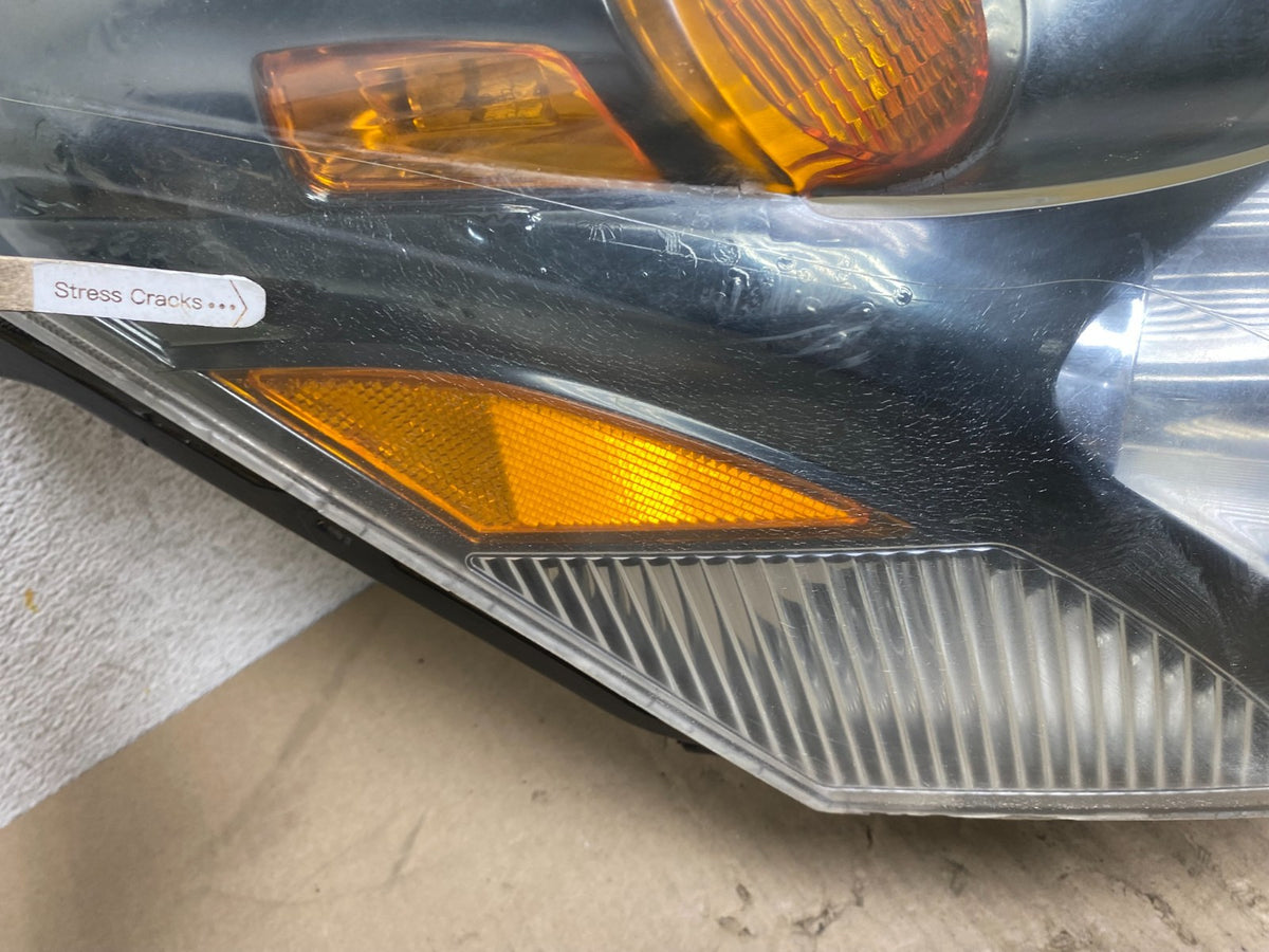 2004 to 2009 Nissan Quest Right Passenger RH Black Headlight TYC AH7652 DW4