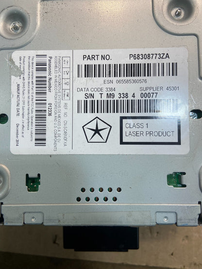 2015 Dodge Journey Radio Info Media CD Player Unit OEM Y7631 DG6