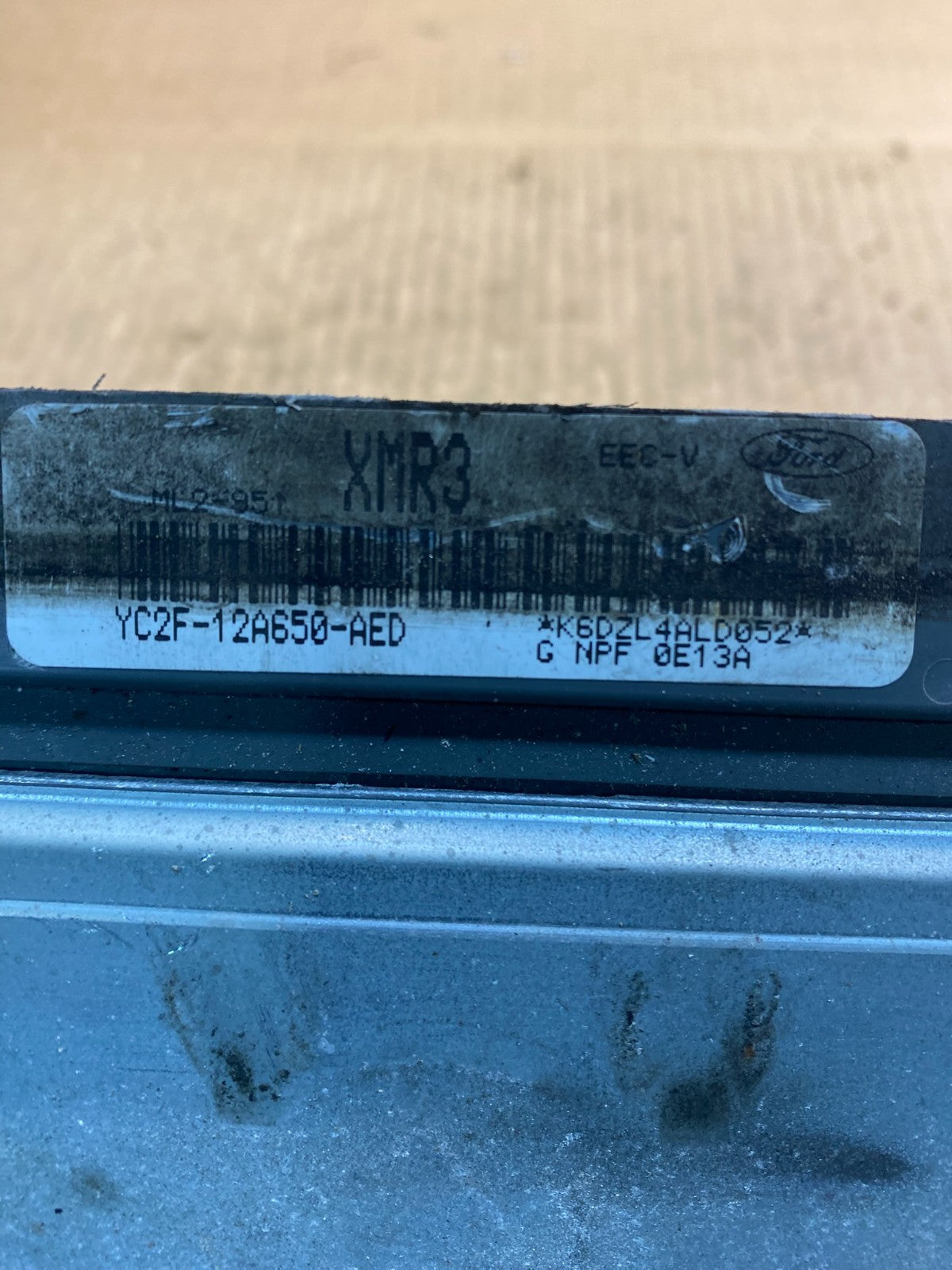 2002 Ford Van E150 E250 4.2L Engine Control ECU ECM yc2f-12a650-aed z4978 DG3