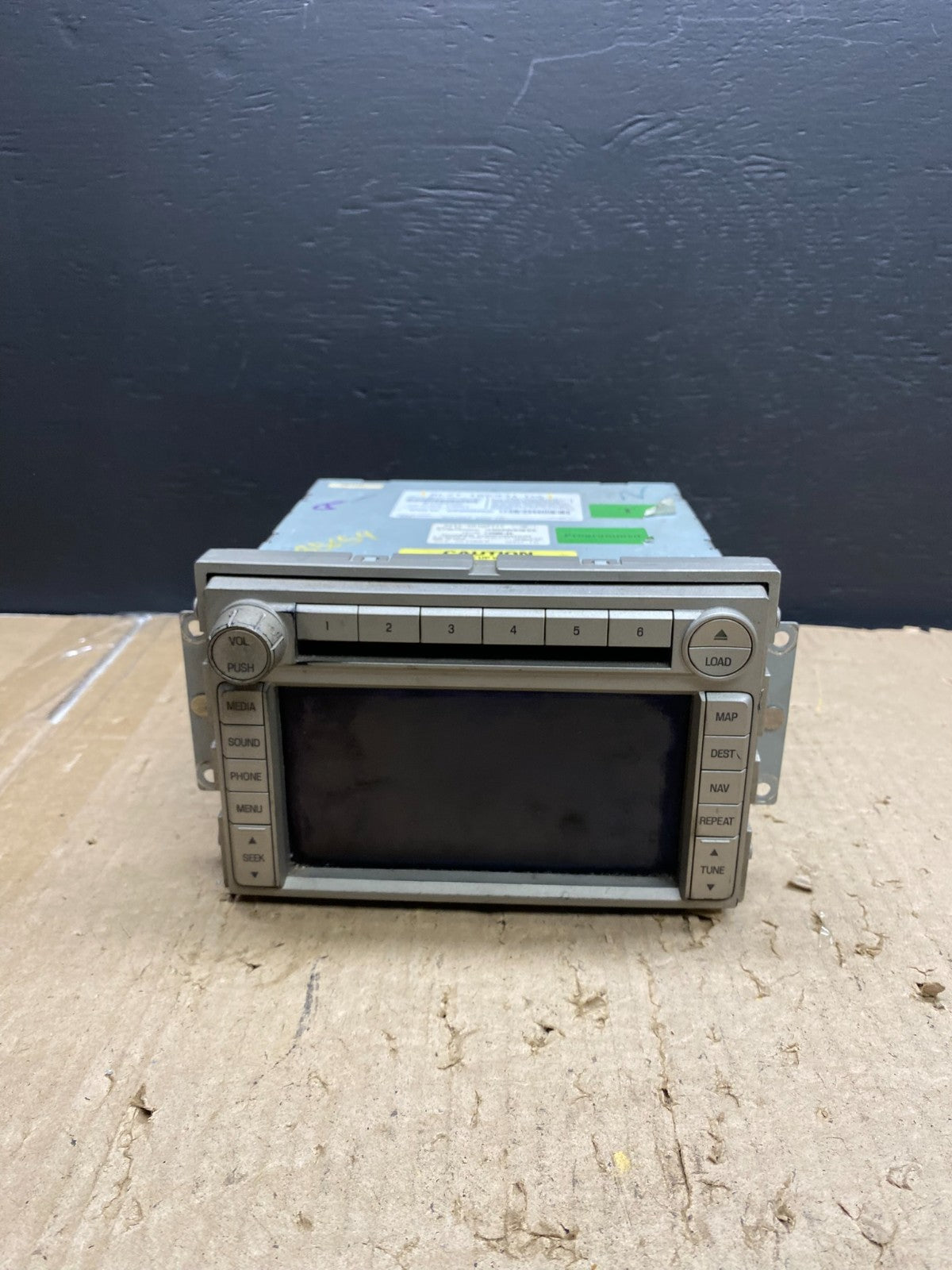 2008 Lincoln Navigator Radio Stereo CD Disc Player Screen GPS Navi ab5654DG0