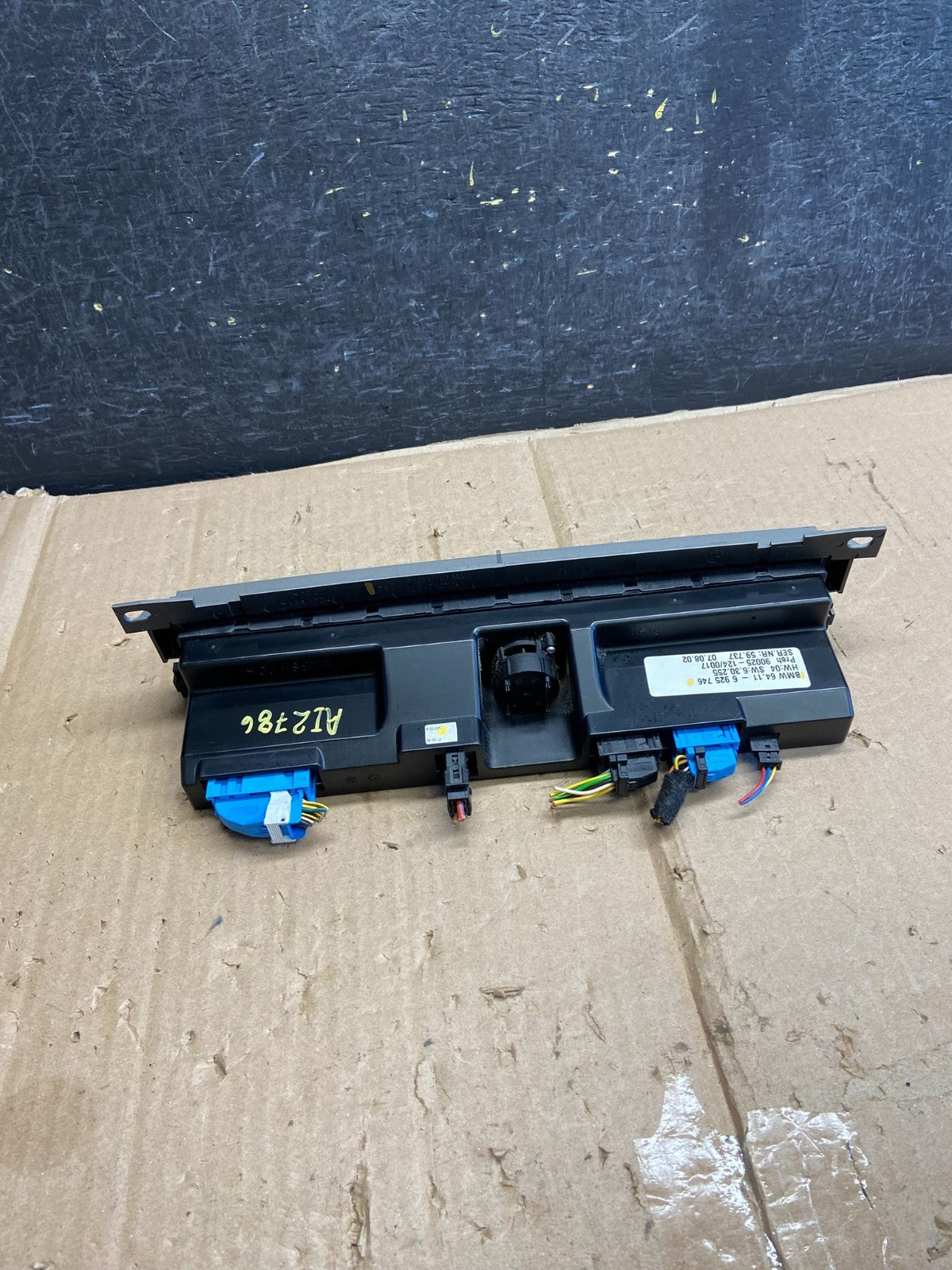 2002 - 2005 Bmw 745i E65 E66 A/C Heater Climate Control Panel AI2786 DG3