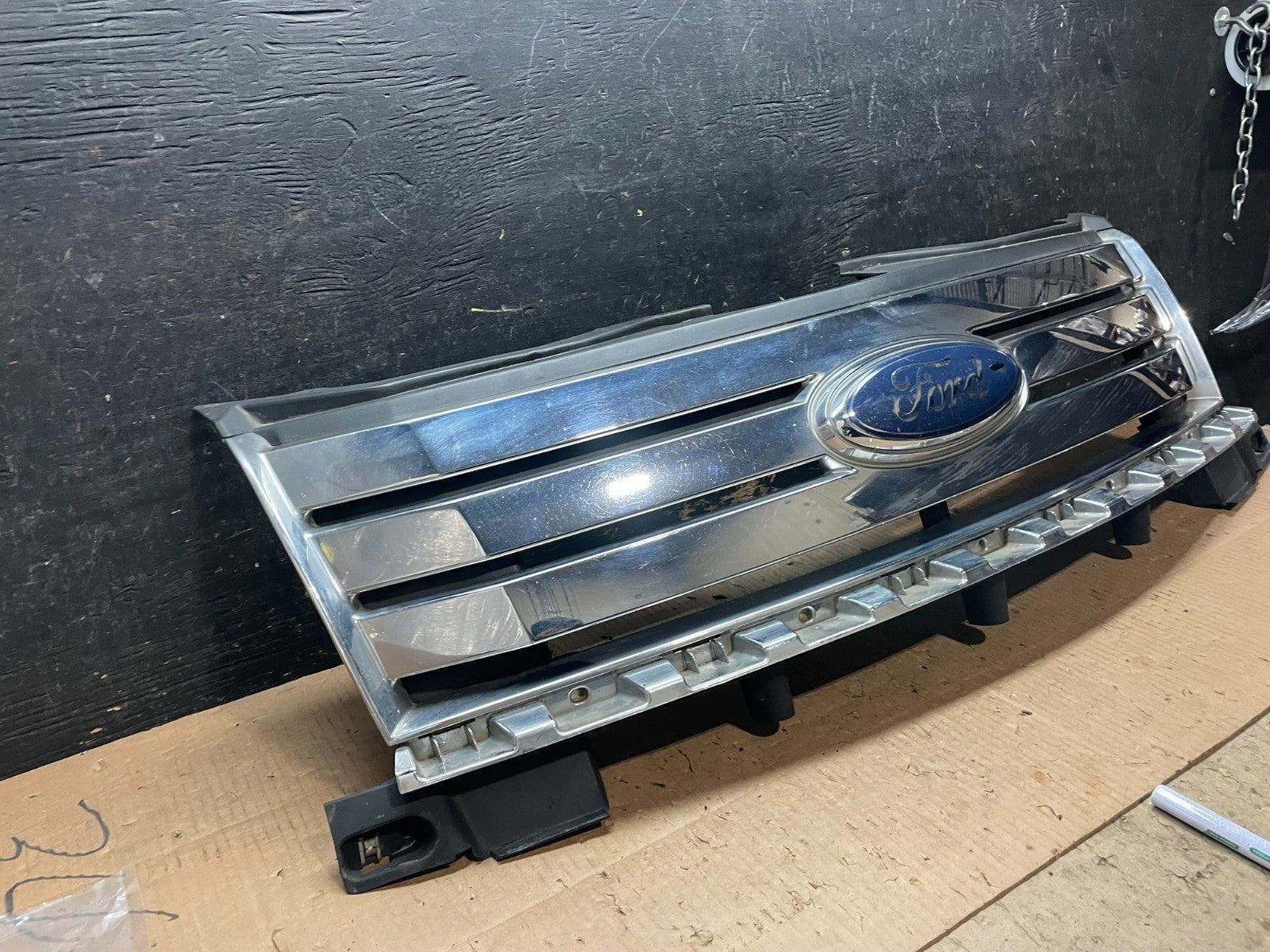 2007 2008 2009 2010 Ford Edge Front Upper Chrome Grill Grille Oem Y6447 DG1