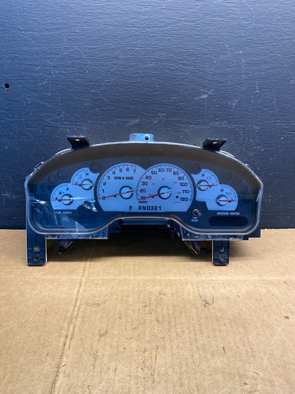 2002 Mercury Mountaineer MPH Instrument Cluster Speedometer AD4834 DG0