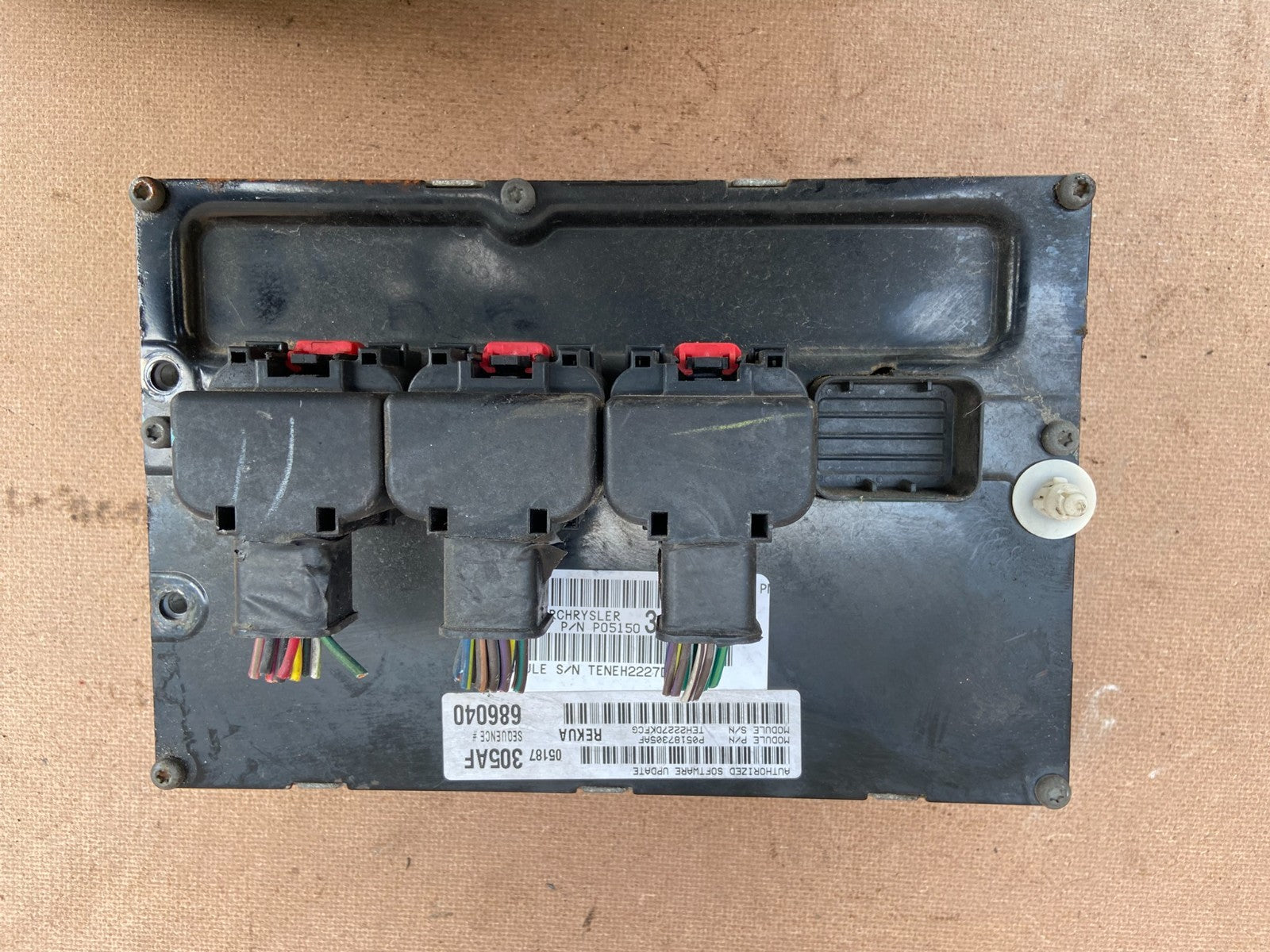 2008 Jeep Grand Cherokee Commander 3.7L Engine Computer ECU P05150302AC AD29060