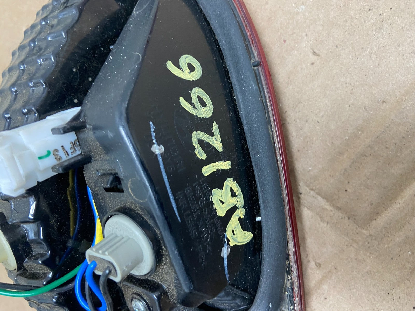 2014 2015 2016 Hyundai Elantra Sedan Right Passenger Inner Tail Light AB1266 DG6