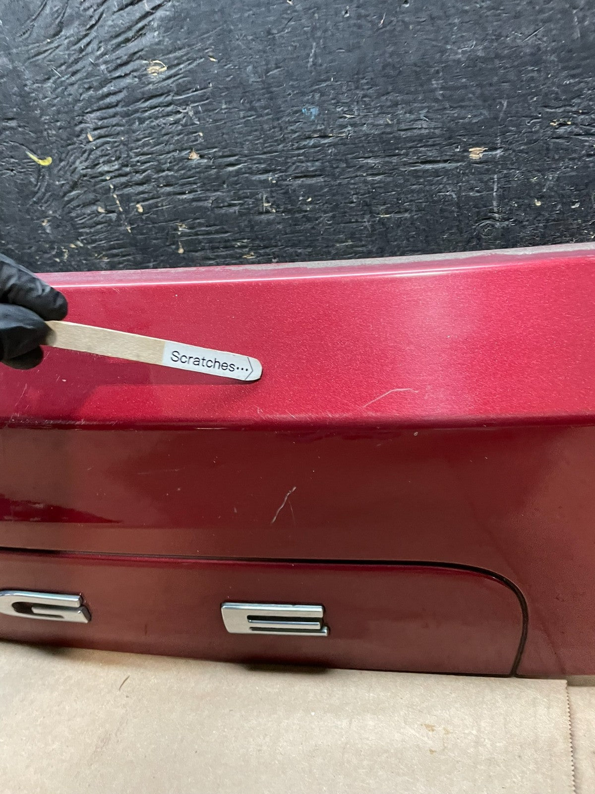 2011 to 2018 Dodge Grand Caravan Tail Gate Trim Molding W/O Camera OEM Y9251 DG5