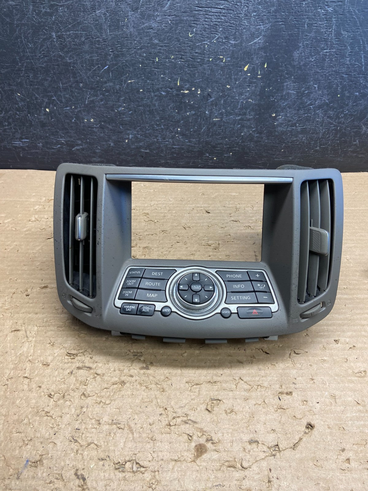 2007 - 2015 Infiniti G35 G37 Radio Player Screen Panel Bezel AG8781 DG0